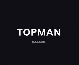 Logo de topshop en fondo neutro